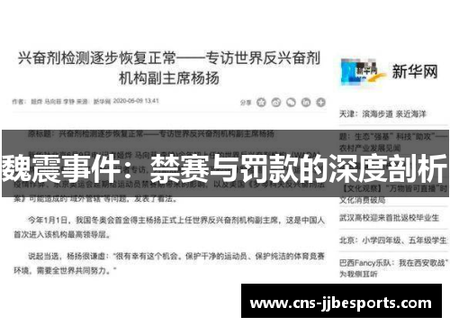 魏震事件：禁赛与罚款的深度剖析